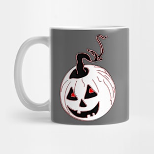 Happy Hallowin Party Halloween day red pumpkin pixel art Mug